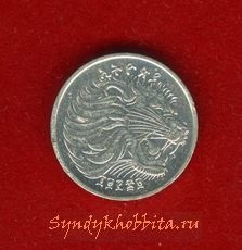 Эфиопия  цент 1969 год